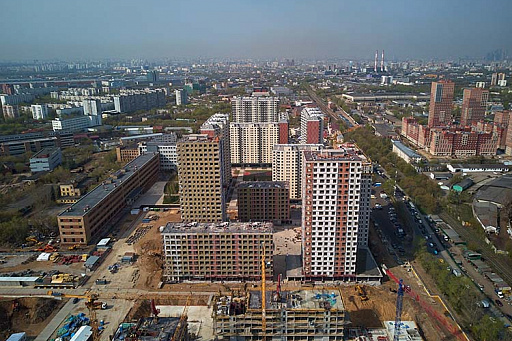 В ЖК «Кварталы 21/19» начались фасадные работы